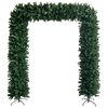 vidaXL Christmas Tree Arch with LEDs&Ball Set Green 94.5"