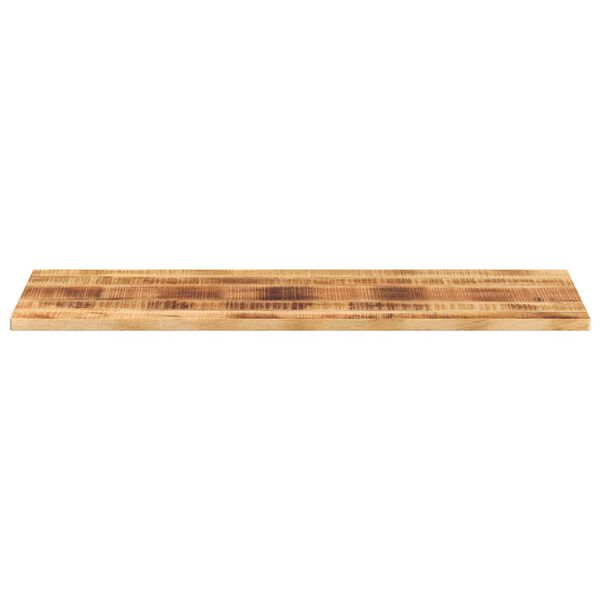vidaXL Table Top 55.1"x19.7"x1.5" Rectangular Solid Wood Rough Mango