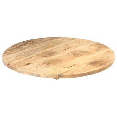 vidaXL Table Top Ø27.6"x(0.98"-1.06") Solid Mango Wood