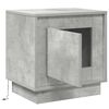 vidaXL Bedside Cabinet Concrete Grey 17.32 x 13.58 x 17.72 in