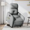 vidaXL Stand Up Massage Recliner Chair Light gray