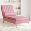 vidaXL Massage Chaise Lounge Pink
