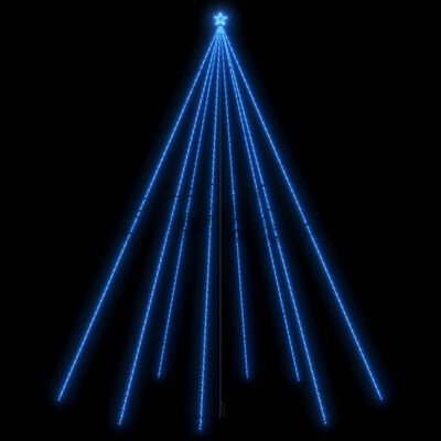 vidaXL Christmas Tree Lights Indoor Outdoor 1300 LEDs Blue 26 ft