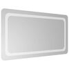 vidaXL LED Bathroom Mirror 19.7"x35.4"