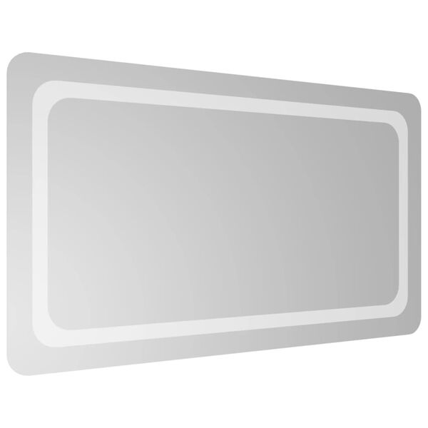 vidaXL LED Bathroom Mirror 19.7"x35.4"