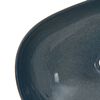 vidaXL Countertop Basin Sand and Blue Oval 23.2x15.7x5.5" Ceramic