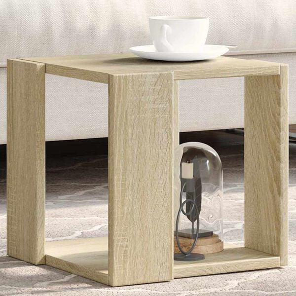 vidaXL Coffee Table Sonoma Oak Engineered Wood Small Coffee Table