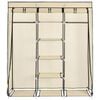 vidaXL Wardrobe Cream Non-woven fabric Collapsible Wardrobe