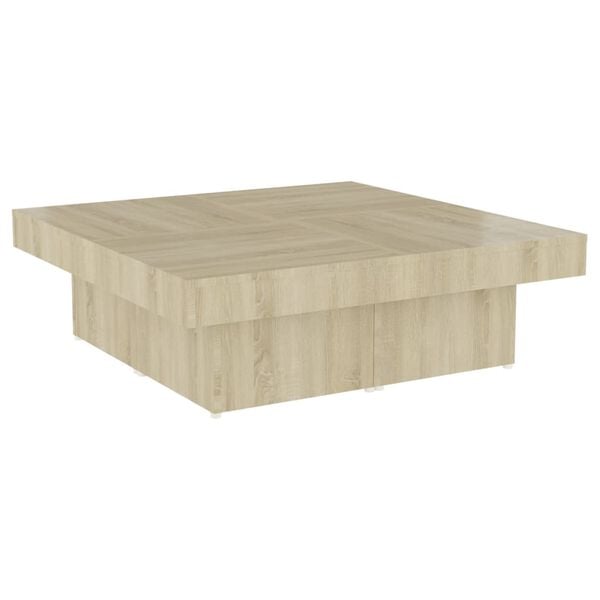 vidaXL Coffee Table Sonoma oak Engineered wood Modern Coffee Table