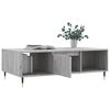 vidaXL Coffee Table Grey Sonoma Engineered wood, iron Medium