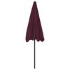 vidaXL Beach Parasol Bordeaux red Polyester