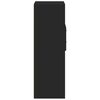 vidaXL Highboard Black Engineered wood Standard Highboard Rectangular