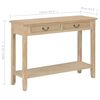 vidaXL Console Table 43.3"x13.7"x31.4" Wood