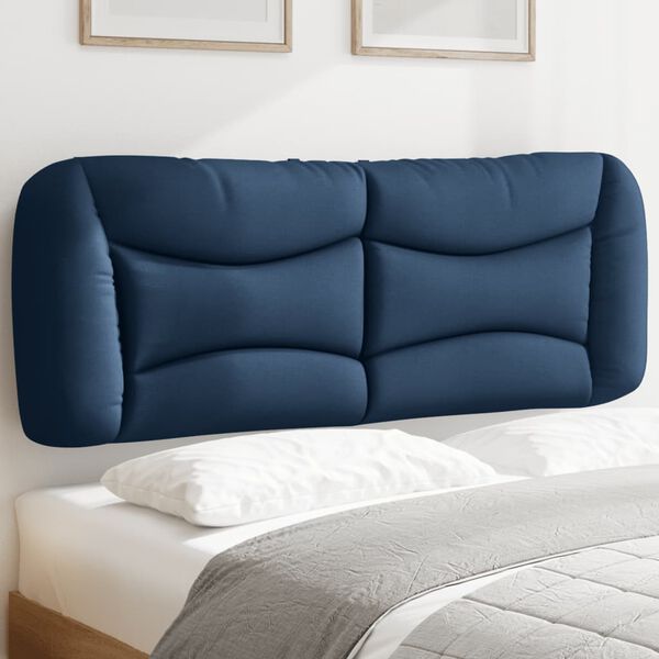 vidaXL Headboard Cushion Blue 55.1 in Fabric (100% polyester)