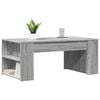 vidaXL Coffee Table Gray Sonoma Engineered wood Coffee Table Rectangular