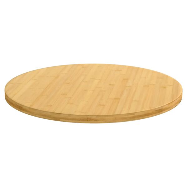 vidaXL Table Top Natural Bamboo Large Durable Bamboo Table Top Round