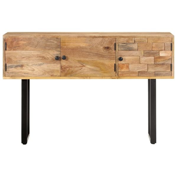 vidaXL Sideboard natural wood Solid mango wood Medium Sideboard