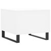 vidaXL Coffee Table White Engineered wood, iron Compact Coffee Table