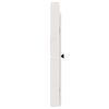 vidaXL Kitchen Door 2 pcs White 19.69 x 3.54 x 32.28 in