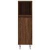 vidaXL Bathroom Furniture Set Brown oak Engineered wood, metal Medium