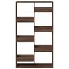 vidaXL Bookcase Brown Oak Engineered Wood 39.4x13.0x68.9 in Bookcase