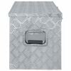 vidaXL Aluminum Box 43.5"x15.2"x15.7" Silver