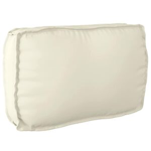 vidaXL Cushion Cream 27.56 x 15.75 x 4.72 in Oxford Fabric