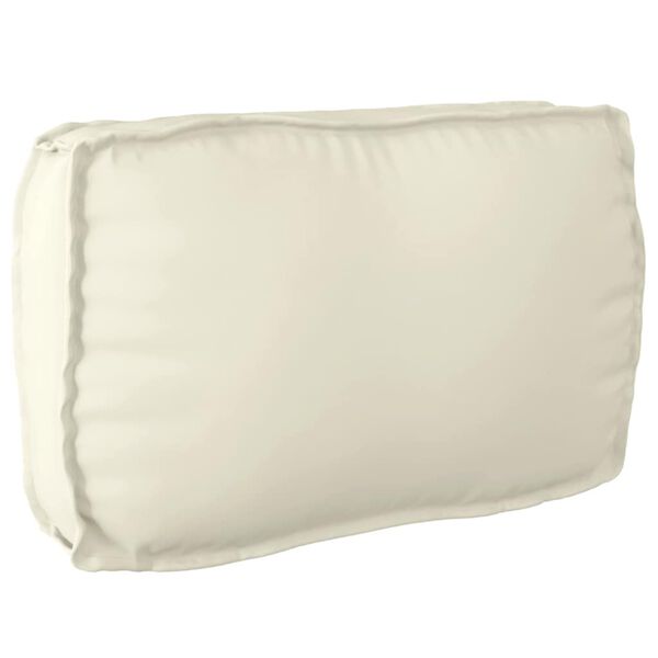 vidaXL Cushion Cream 27.56 x 15.75 x 4.72 in Oxford Fabric