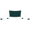 vidaXL Beach Canopy with Sand Anchors Green 119.7x118.1"
