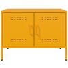 vidaXL TV Cabinet Mustard Yellow Steel Small TV Cabinet Rectangular