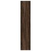 vidaXL Bookcase Brown oak Engineered wood Medium Bookcase Rectangular