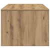 vidaXL Coffee Table with Drawer Artisan Oak 40.16 x 21.65 x 17.13 in