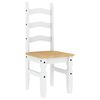 vidaXL Dining Set White Solid pine wood Standard Simple Dining Set