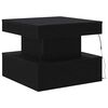 vidaXL Coffee Table Black Oak Engineered wood Medium Coffee Table