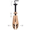 vidaXL Shoe Trees 2 Pairs Size 41-46 Solid Pine Wood