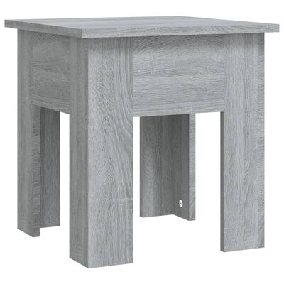 vidaXL Coffee Table Gray Sonoma 15.7"x15.7"x16.5" Engineered Wood