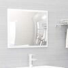 vidaXL Bathroom Furniture Set High gloss white Engineered wood, acrylic