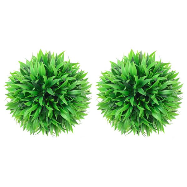 vidaXL Artificial Boxwood Ball Green Polyethylene Medium