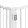 vidaXL Dog Gate Set of 12 White Poplar Wood 378 in Total length