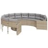 vidaXL Patio Sofa Beige