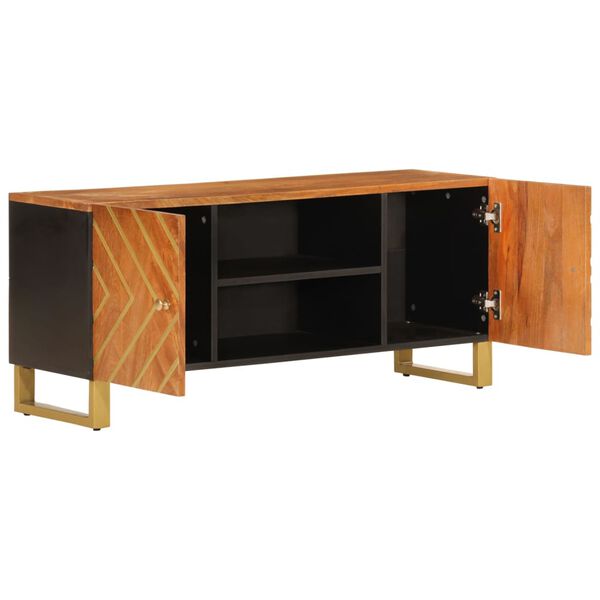 vidaXL TV Cabinet Brown and Black