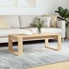 vidaXL Coffee Table Sonoma Oak Engineered Wood 40.2 x 19.7 x 13.8 in