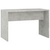vidaXL Dressing Table Set With LED Concrete grey Engineered wood Medium