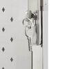 vidaXL Garden Gate 39.4" x 68.9" Stainless Steel