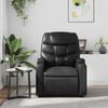 vidaXL Massage Recliner Chair Black
