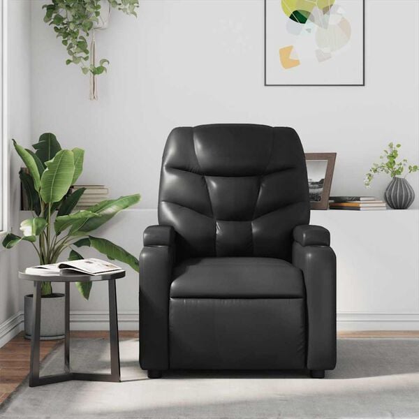 vidaXL Massage Recliner Chair Black