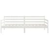 vidaXL Day Bed White Solid pine wood 35.4 x 78.7 in