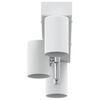 vidaXL Ceiling Spotlight White 14.96 x 2.56 x 4.53 in Metal