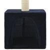 vidaXL Cat Tree Dark Blue Particle Board, Plush, Sisal Rope Small