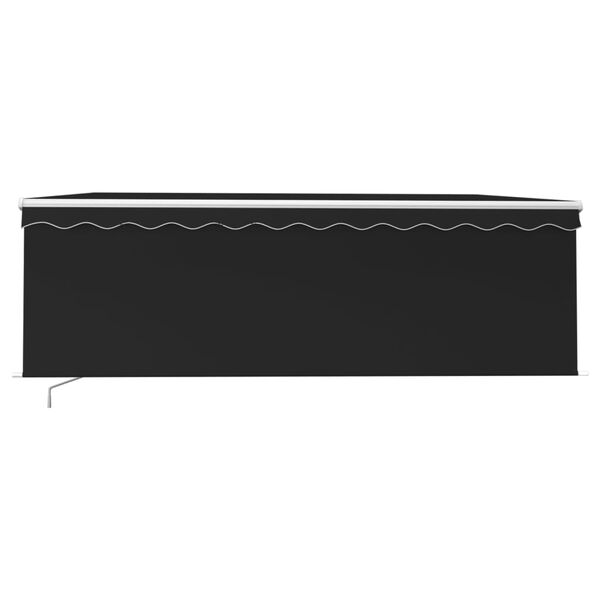 vidaXL Retractable Awning Anthracite